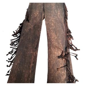 T-Party Fringe Yoga Pants
